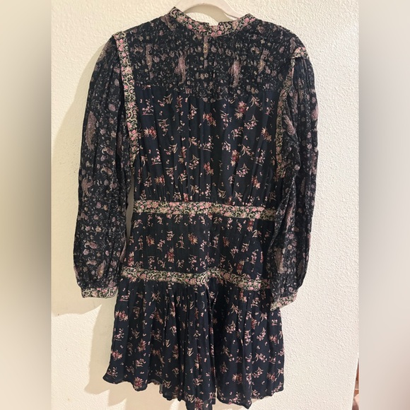 Rebecca Taylor La Vie Mixed Print Dress - Picture 2 of 4